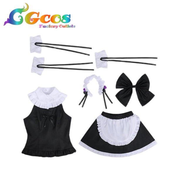 画像3: 俺の妹がこんなに可愛いわけがない　五更瑠璃(黒猫)　水着メイド　コスプレ衣装 (3)