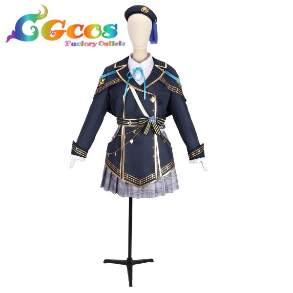 画像1: バーチャルYouTuber　Vtuber　雨海ルカ　コスプレ衣装 (1)