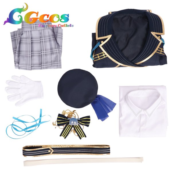 画像4: バーチャルYouTuber　Vtuber　雨海ルカ　コスプレ衣装 (4)