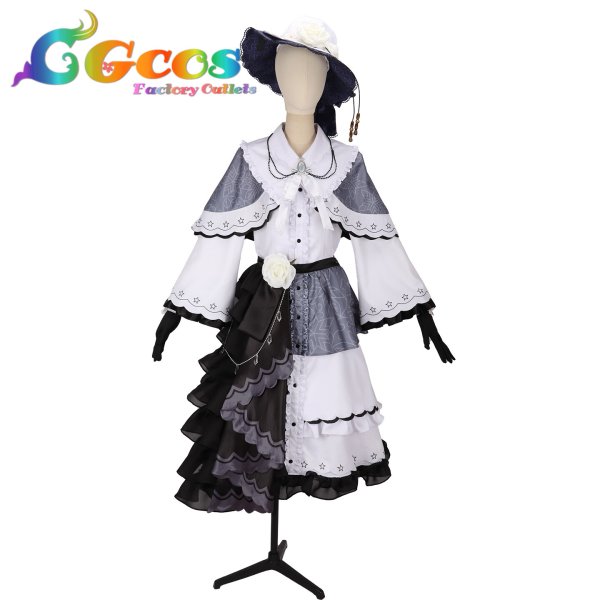 画像1: 魔法少女ノ魔女裁判　月代ユキ　コスプレ衣装 (1)