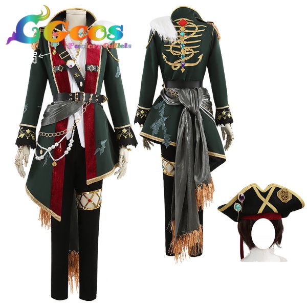 画像4: あんさんぶるスターズ！　感謝祭！幻に眠るVelvet Ship　羽風薫　大神晃牙　朔間零　乙狩アドニス　コスプレ衣装 (4)