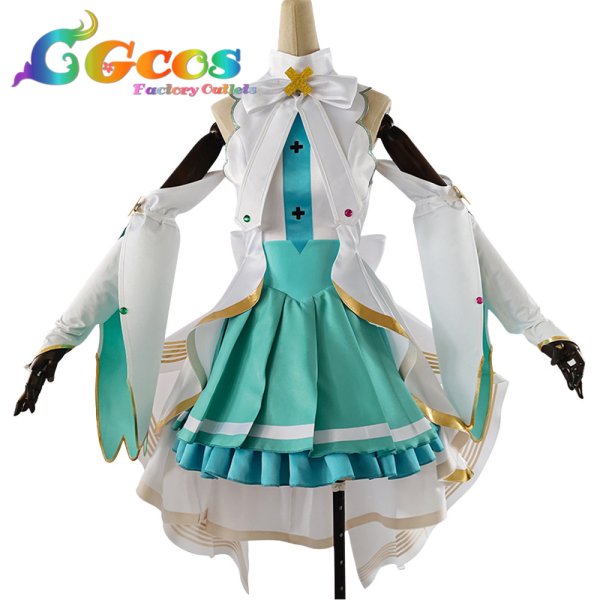 画像1: プロジェクトセカイ カラフルステージ！ feat. 初音ミク　初音ミク　劇場版　壊れたセカイと歌えないミク　コスプレ衣装 (1)