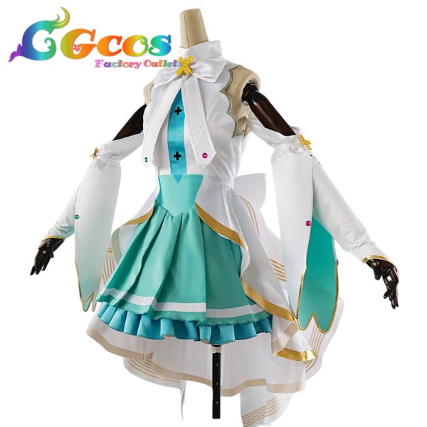 画像2: プロジェクトセカイ カラフルステージ！ feat. 初音ミク　初音ミク　劇場版　壊れたセカイと歌えないミク　コスプレ衣装 (2)