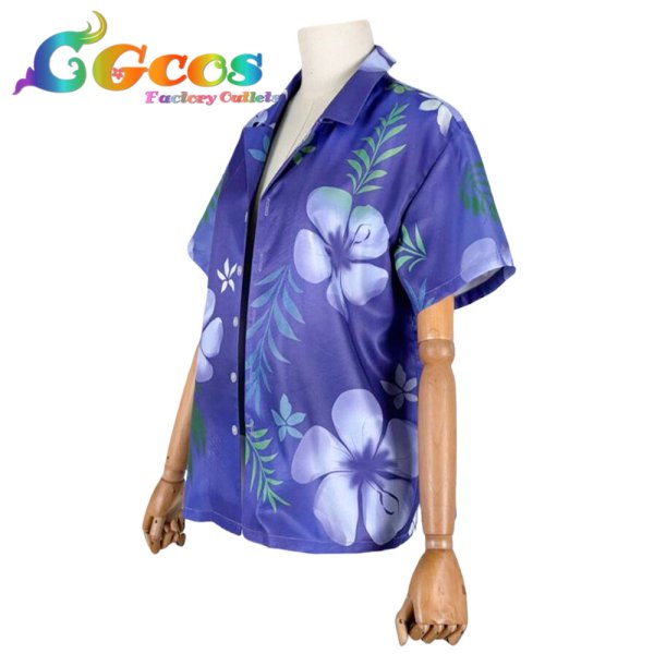 画像2: バーチャルYouTuber　VTuber　剣持刀也　アロハシャツ　コスプレ衣装 (2)