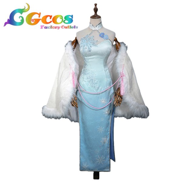 画像1: アズールレーン　能代　冬雪の薫香　コスプレ衣装 (1)