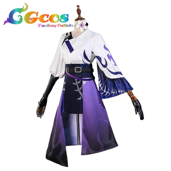 画像2: 崩壊：スターレイル　黄泉　ちびっこネコ　コスプレ衣装 (2)