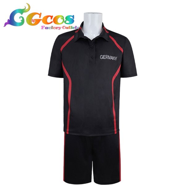 画像1: テニスの王子様　ドイツ　ユニフォーム　コスプレ衣装 (1)