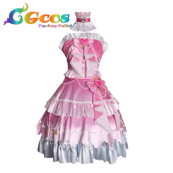 画像1: アイカツスターズ!　白鳥ひめ　ドリーミングプリンセスコーデ　コスプレ衣装 (1)