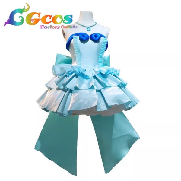 画像1: マーメイドメロディー ぴちぴちピッチ　宝生波音　ライブ衣装　コスプレ衣装 (1)