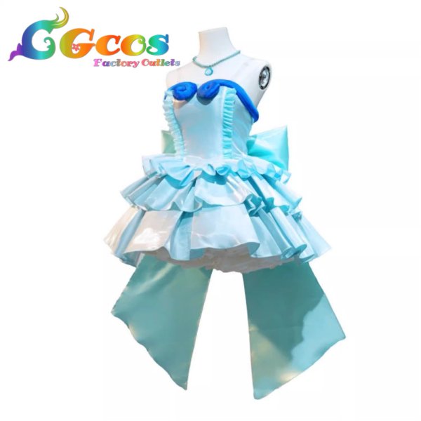 画像2: マーメイドメロディー ぴちぴちピッチ　宝生波音　ライブ衣装　コスプレ衣装 (2)