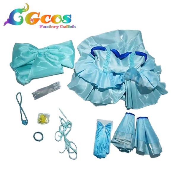 画像4: マーメイドメロディー ぴちぴちピッチ　宝生波音　ライブ衣装　コスプレ衣装 (4)