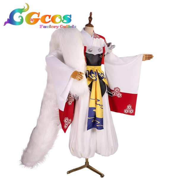 画像2: 犬夜叉　殺生丸　コスプレ衣装 (2)