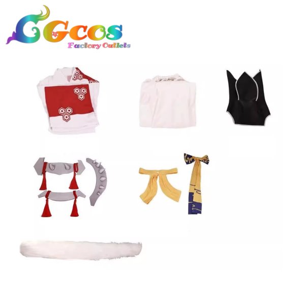 画像4: 犬夜叉　殺生丸　コスプレ衣装 (4)