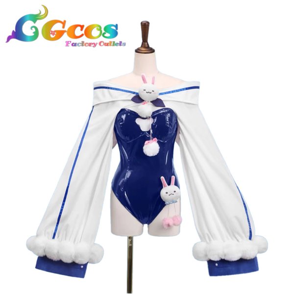 画像1: アズールレーン　ラフィー　うとうとビジーデー　バニー衣装　コスプレ衣装 (1)