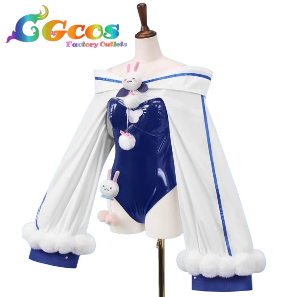 画像2: アズールレーン　ラフィー　うとうとビジーデー　バニー衣装　コスプレ衣装 (2)