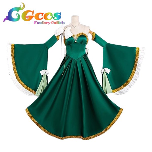 画像1: コードギアス 反逆のルルーシュ　C.C.　ドレス　コスプレ衣装 (1)