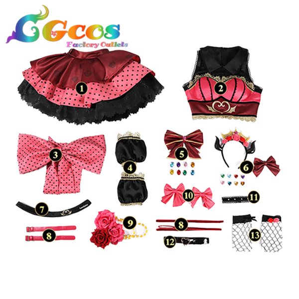 画像5: ラブライブ！サンシャイン!!　Aqours　こあくま?あいどるふぇあ in ゲーマーズ　渡辺曜　高海千歌　国木田花丸　黒澤ダイヤ　黒澤ルビィ　津島善子　松浦果南　小原鞠莉　桜内梨子　コスプレ衣装 (5)