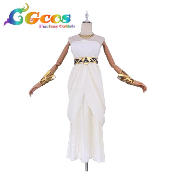 画像1: ゼルダの伝説　ゼルダ姫　巫女服　コスプレ衣装 (1)