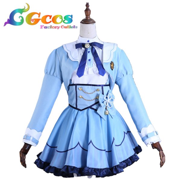 画像1: バーチャルYouTuber　VTuber　天宮こころ　制服　コスプレ衣装 (1)