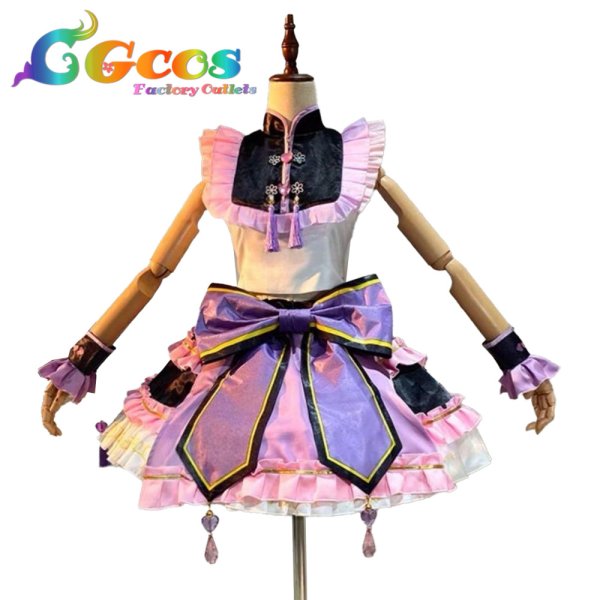 画像1: プリパラ　真中らぁら　チャイナゴシック　コスプレ衣装 (1)