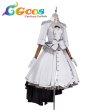 画像2: デート・ア・ライブ　時崎狂三　白の女王　コスプレ衣装 (2)