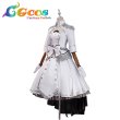 画像3: デート・ア・ライブ　時崎狂三　白の女王　コスプレ衣装 (3)