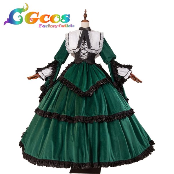 画像1: ローゼンメイデン　翠星石　コスプレ衣装 (1)