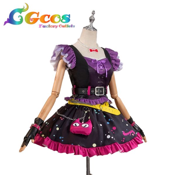 画像2: アイカツ!　星宮いちご　スイートデビルコーデ　コスプレ衣装 (2)