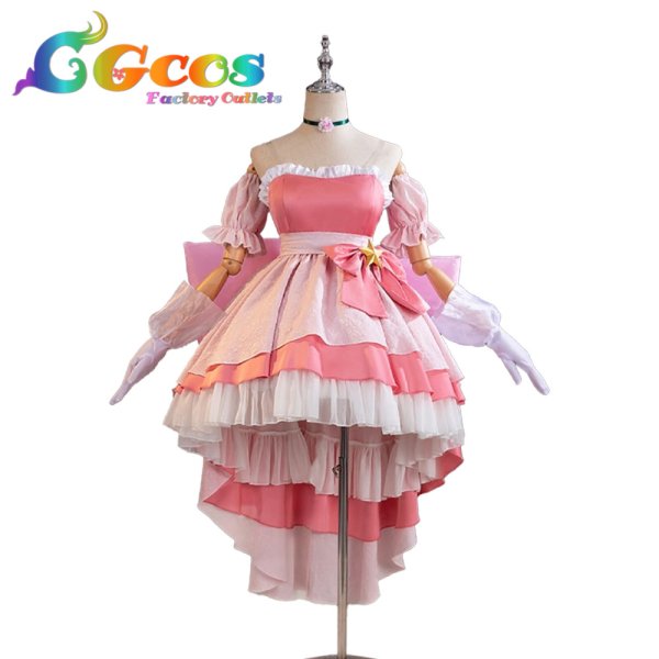 画像1: かみちゃまかりん　花園花鈴　コスプレ衣装 (1)