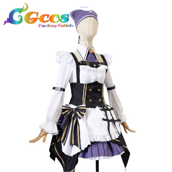 画像2: バーチャルYouTuber　VTuber　Shiori Novella(シオリ・ノヴェラ)　スシロー　コスプレ衣装 (2)