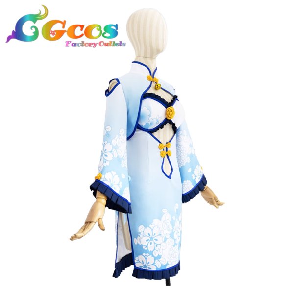 画像2: ネコぱら　バニラ　チャイナドレス　コスプレ衣装 (2)