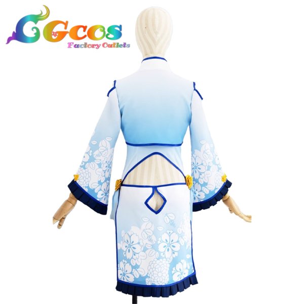 画像3: ネコぱら　バニラ　チャイナドレス　コスプレ衣装 (3)