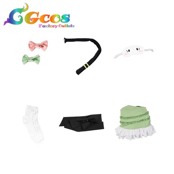 画像4: ブルーアーカイブ　才羽ミドリ　ローソンコラボ　コスプレ衣装 (4)