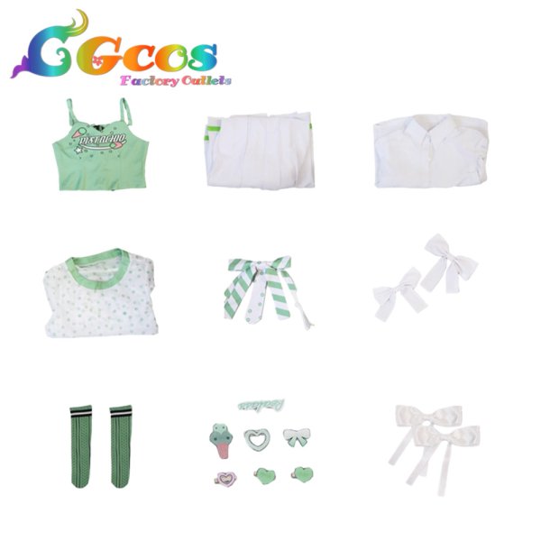 画像3: バーチャルYouTuber　VTuber　儒烏風亭らでん　ホロナツパラダイス　コスプレ衣装 (3)