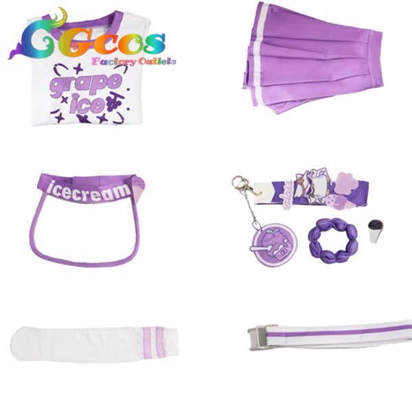 画像3: バーチャルYouTuber　Vtuber　轟はじめ　ホロナツパラダイス　コスプレ衣装 (3)