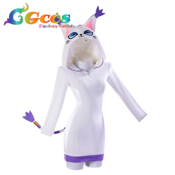 画像4: デジモンアドベンチャー　テイルモン　コスプレ衣装 (4)