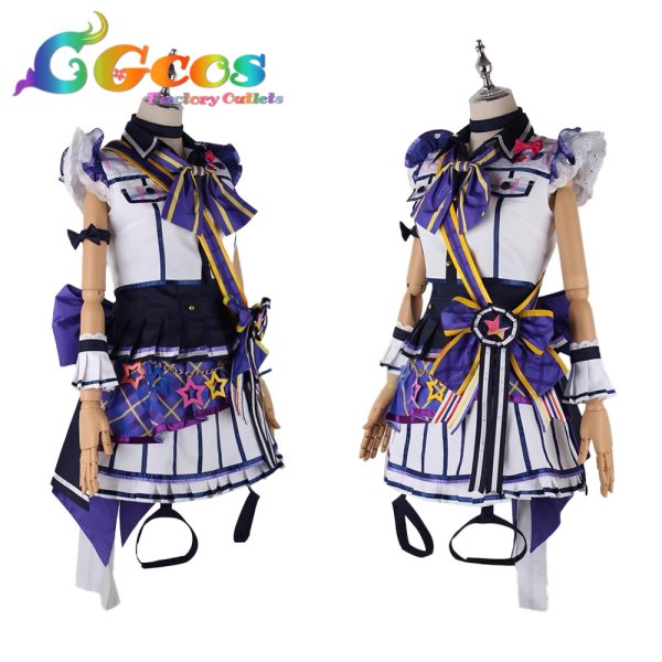 画像4: BanG Dream!（バンドリ！）　市ヶ谷有咲　Live Beyond!!　コスプレ衣装 (4)