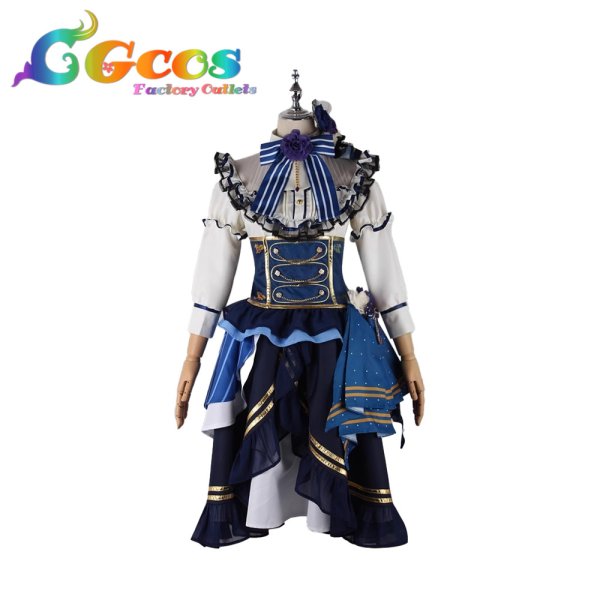 画像1: BanG Dream!（バンドリ！）　今井リサ　ノーブル・ローズ/2周年　コスプレ衣装 (1)