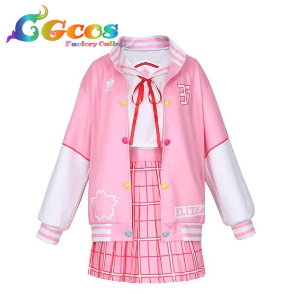 画像1: バーチャルYouTuber　Vtuber　さくらみこ　マリンセーラー衣装　コスプレ衣装 (1)