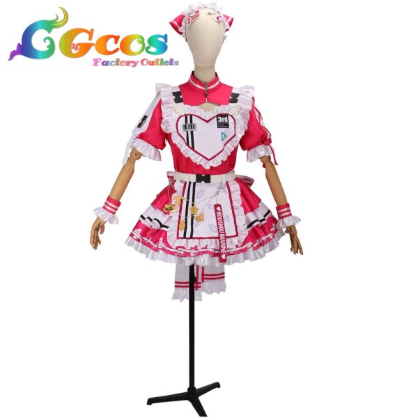 画像1: バーチャルYouTuber　VTuber　宝鐘マリン　きゅるるん大作戦　コスプレ衣装 (1)