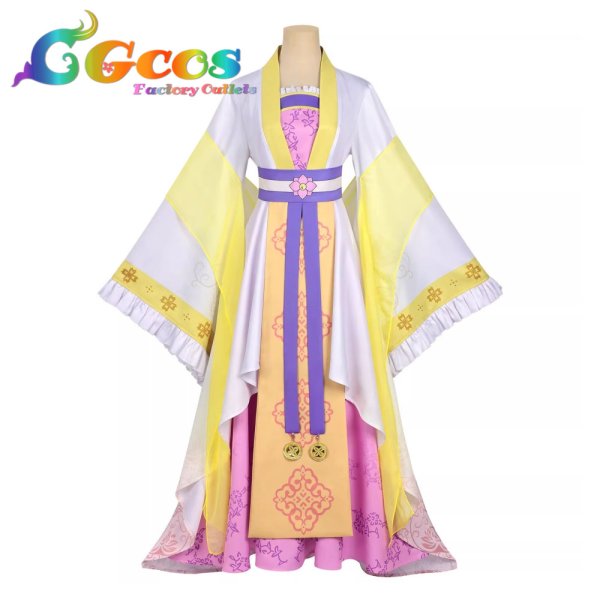 画像1: ふつつかな悪女ではございますが 〜雛宮蝶鼠とりかえ伝〜　黄玲琳　コスプレ衣装 (1)