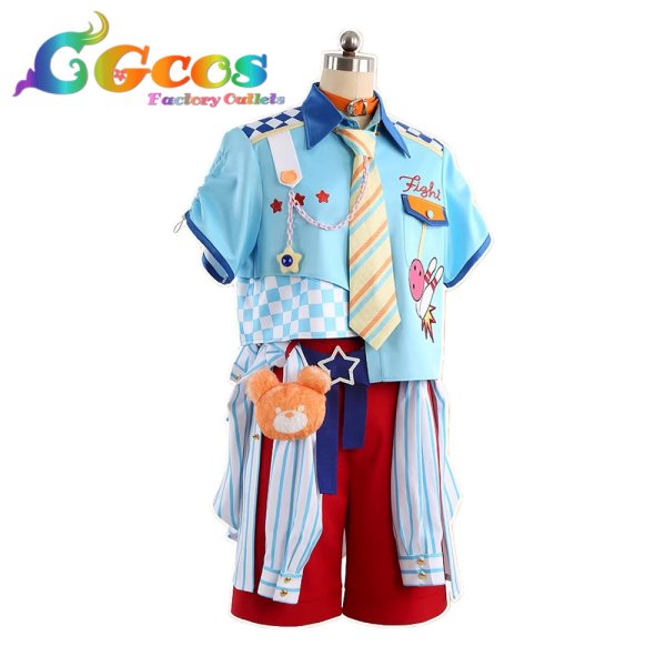 画像2: あんさんぶるスターズ！　クマクマレスＱ　月永レオ　仁兎なずな　姫宮桃李　遊木真　カンナ　コスプレ衣装 (2)