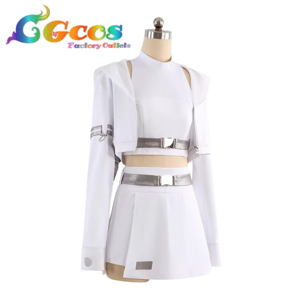 画像2: プロジェクトセカイ カラフルステージ！ feat. 初音ミク　白石杏　笑顔で手を振って　コスプレ衣装 (2)