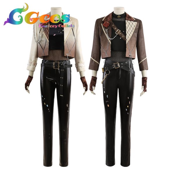 画像1: あんさんぶるスターズ！　MELLOW DEAR　甘楽チトセ　小鹿ジュイス　円果望見　久遠舞珠　コスプレ衣装 (1)