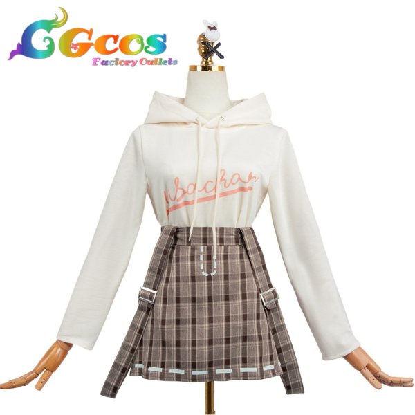 画像2: プロジェクトセカイ カラフルステージ！ feat. 初音ミク　草薙寧々　お出かけ服　おさんぽうさちゃんコーデ　コスプレ衣装 (2)