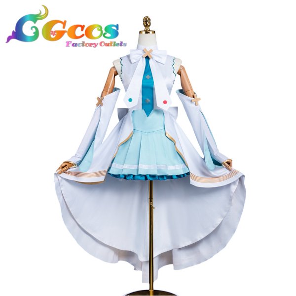 画像1: プロジェクトセカイ カラフルステージ！ feat. 初音ミク　初音ミク　劇場版プロセカ　壊れたセカイと歌えないミク　コスプレ衣装 (1)