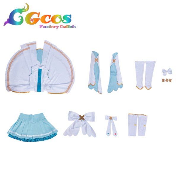 画像2: プロジェクトセカイ カラフルステージ！ feat. 初音ミク　初音ミク　劇場版プロセカ　壊れたセカイと歌えないミク　コスプレ衣装 (2)