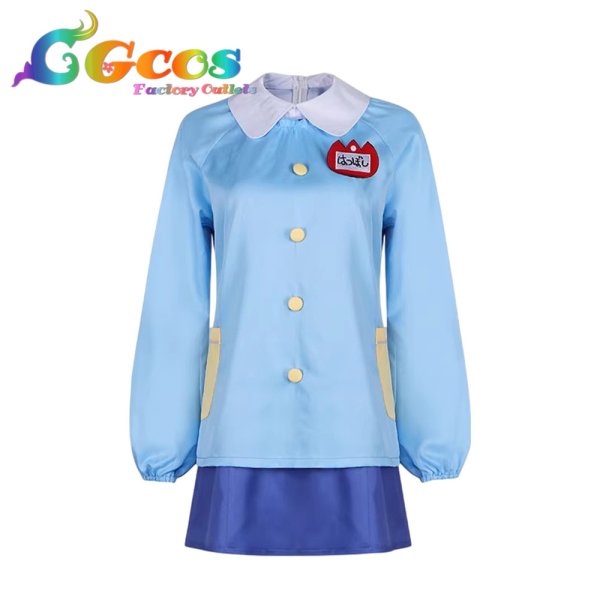 画像1: 学園アイドルマスター　紫雲清夏　チャイルドスモック　コスプレ衣装 (1)