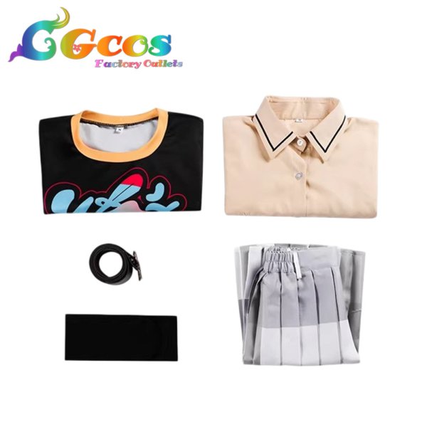 画像4: ペルソナ5X　新井素羽　コスプレ衣装 (4)