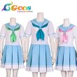 画像1: リズと青い鳥　鎧塚みぞれ　剣崎梨々花　黄前久美子　半袖セーラー服　コスプレ衣装 (1)